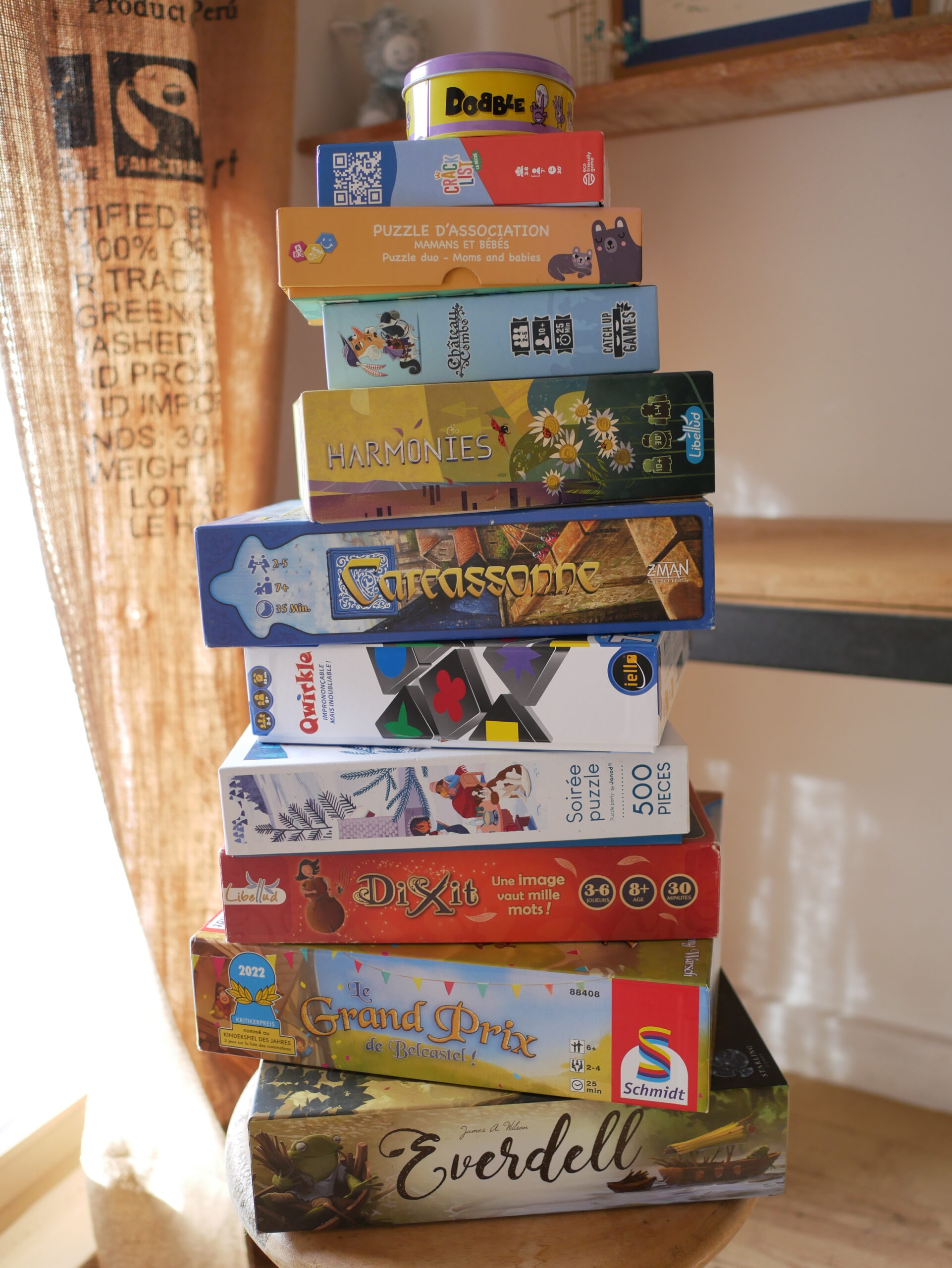 Vacances jeux de société /gamers